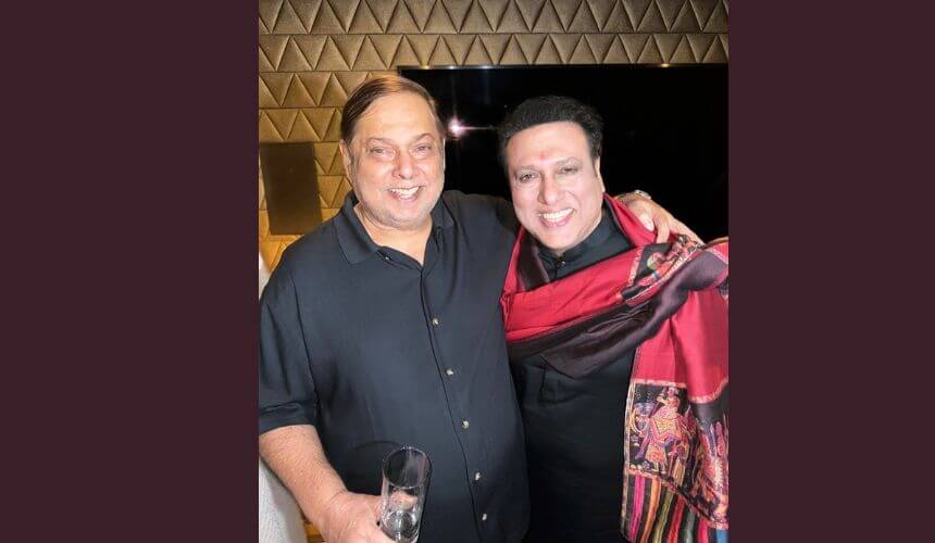 Govinda with david dhawan